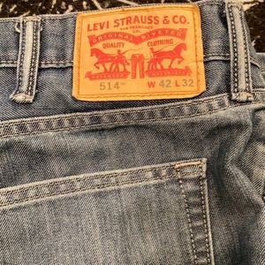 🔥Levi’s 514🔥 Men’s Denim Jeans 42x32